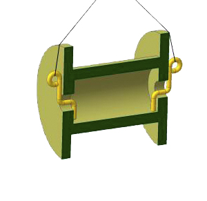 Захват торцевой для барабанов тип ЗТБ-3-1,0/2,0