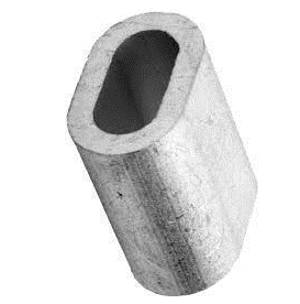 Втулка алюминиевая 10 мм DIN 3093