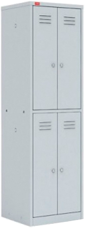 Металлический шкаф для офиса ШАМ-24.0 1860x600x500 мм