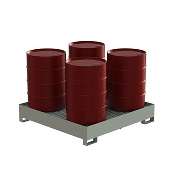 Поддон для хранения 4-х бочек ПДБ-04-01 1500х1500