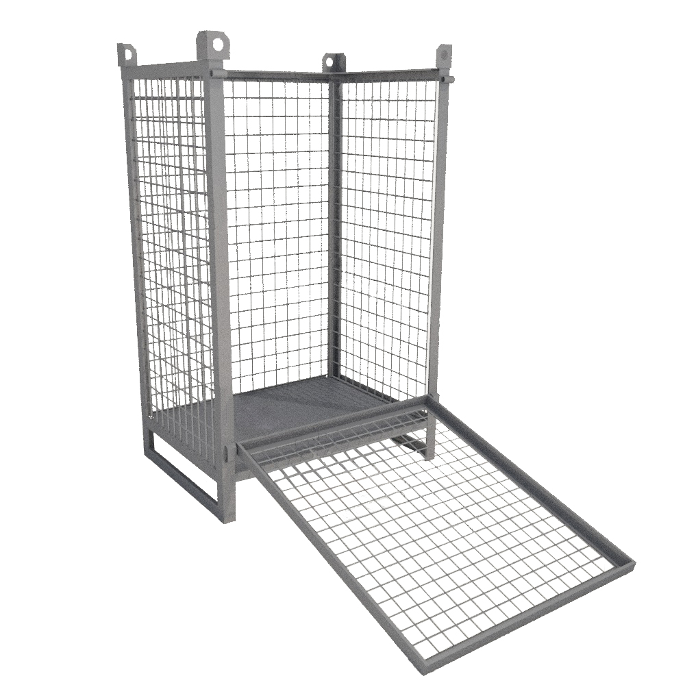 ТМП-21 металлическая тара (сетчатая, с открывающейся боковой стенкой)