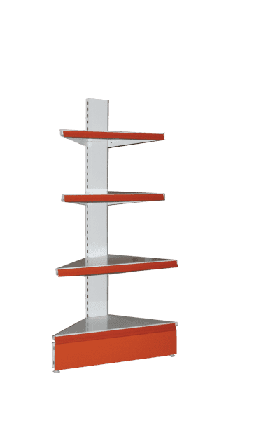 Стеллаж для внешнего угла средний