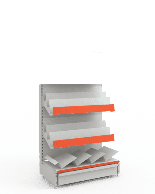 Стеллаж для журналов низкий