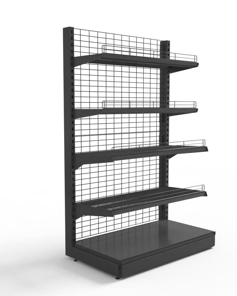 Стеллаж сетчатый торцевой