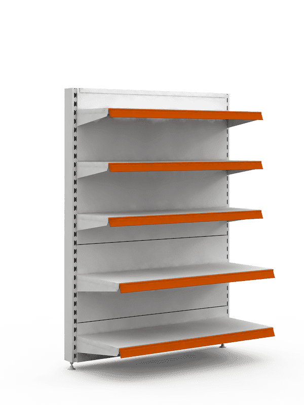 Стеллаж торцевой без базовой полки