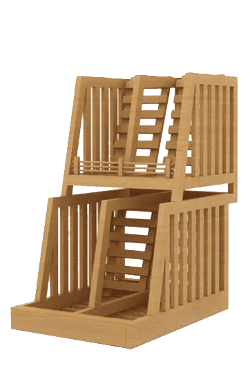 Стеллаж для хлеба багетов узкий