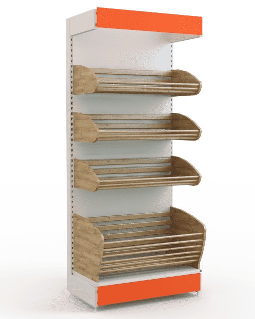 Стеллаж для хлеба металлический высокий