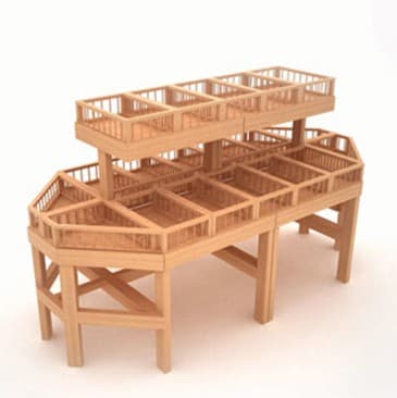 Стеллаж для овощей с суперструктурой