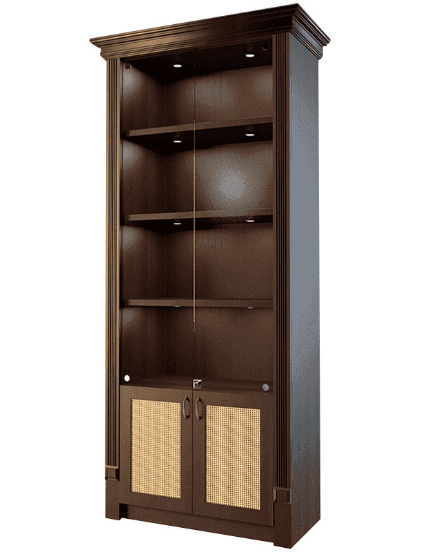 Шкаф для элитного алкоголя со стеклянными дверцами LD 001-CT
