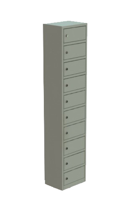 Шкаф абонентский АМВ-140/10 (1400х300х220) усиленный