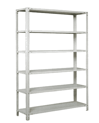 Стеллаж складской (узкий) шесть полок высота 220 см