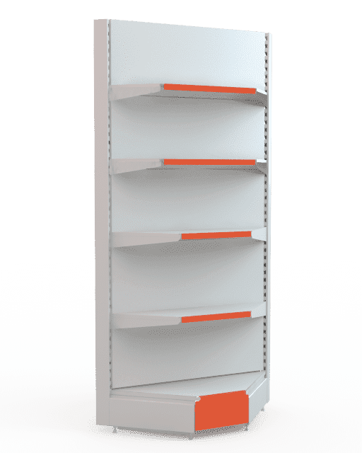 Стеллаж угловой внутренний