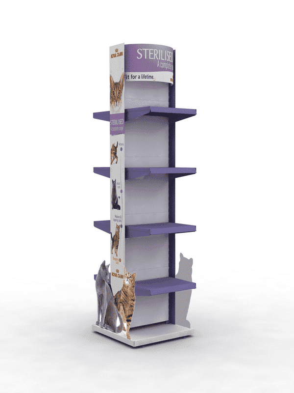 Рекламная стойка для зоомагазинов