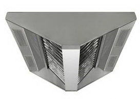 Зонт островной вытяжной длина 1800 мм