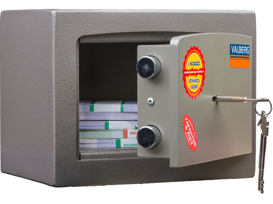 Взломостойкий сейф VALBERG КАРАТ-20 с ключевым замком