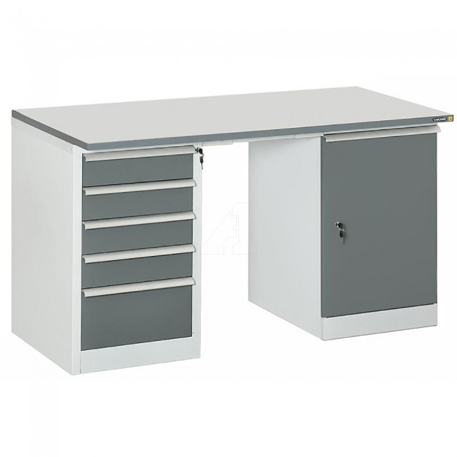 Стол рабочий КОНСТАНТ CP-18-7+ТМБ-01+ДР-03 ESD