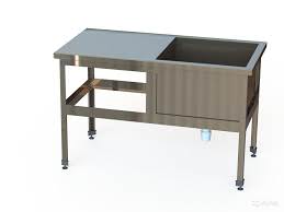 Ванна сварная 1 секционная с рабочей поверхностью ВМСР-13/7Ц-Э