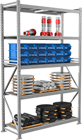 Стеллаж MS PRO 250/150X60/5