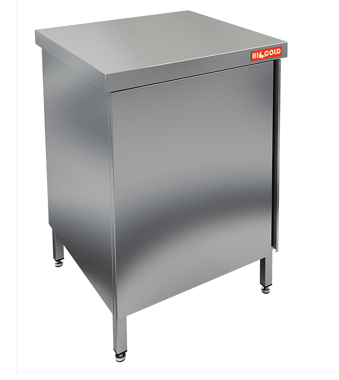 Стол нержавеющий центральный с распашной дверью НСЗ-6/6П