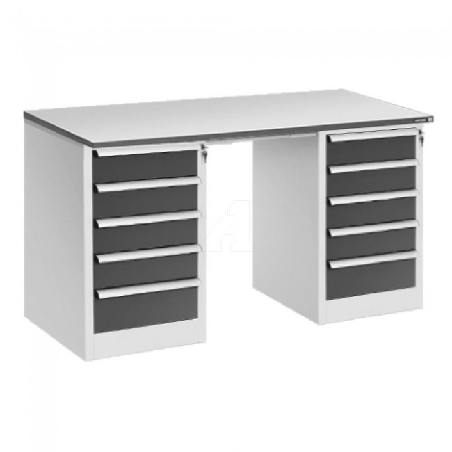 Стол рабочий КОНСТАНТ СР-15-7+ДР-05+ДР-05 ESD