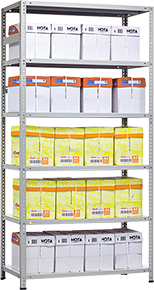 Стеллаж MS Hard 250/100x60/5 полки