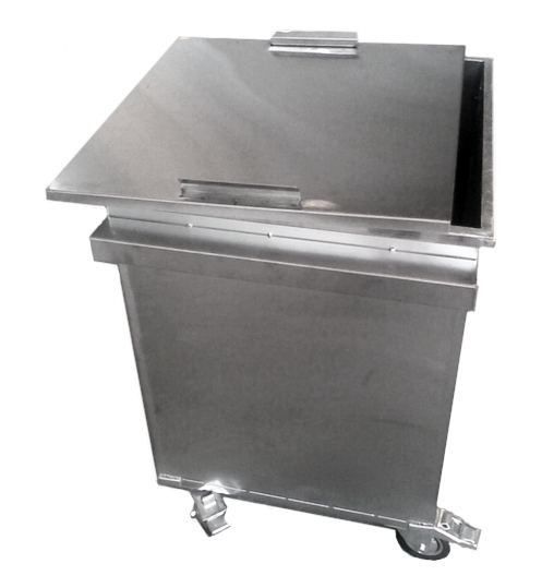Бак на колёсах из нержавеющей стали (без дополнительной комплектации)