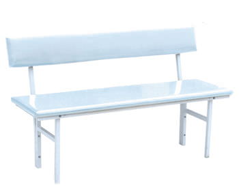 Банкетка со спинкой (цветной кожзам)