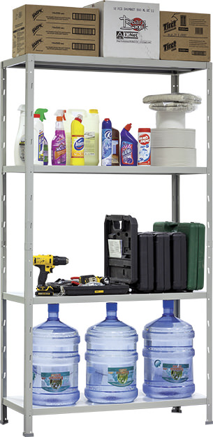 Стеллаж безболтовый ES 160 KD/100x30/4M