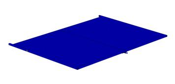 Крышка металлическая к контейнерам КТМ и КСМ