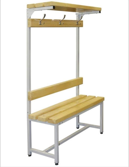 Скамейка для раздевалок CК-1В-Ш-1000