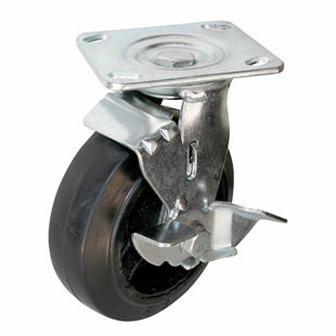 Колесная опора SCDB 42 большегрузная поворотная с тормозом