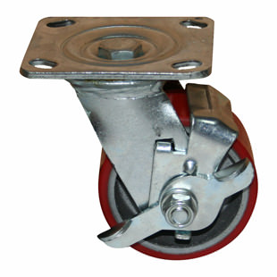 Колесная опора SCPB 42 большегрузная поворотная с тормозом