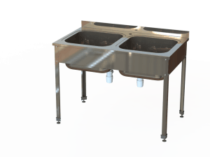 Ванна цельнотянутая 2-х секционная ВМЦ2-14/7-653Б-Ц