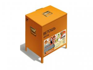 Контейнер КРЛ ВЕ для ветоши 600х250х400мм