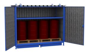 Шкаф для хранения бочек