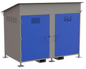 Хранилище для газовых баллонов сварное ХГБ-08С