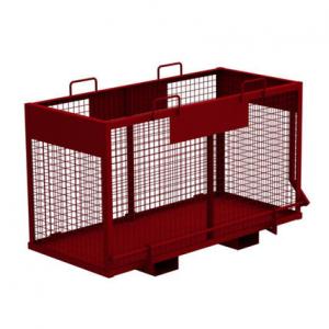 Контейнер металлический с откидным дном сетчатый