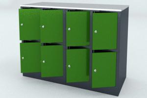 Шкаф для хранения сумок на 8 ячеек