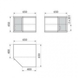 Шкаф навесной ДМ-3-002-05