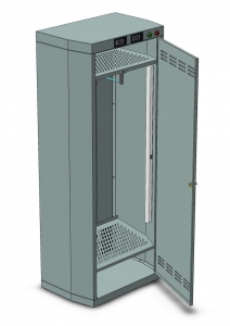 Шкаф для дезинфекции одежды с электронным замком ШДЗО-195х55х40