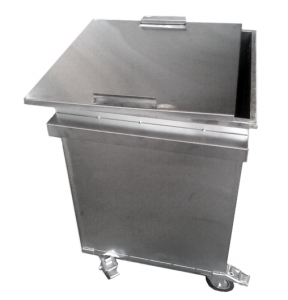 Бак на колёсах из нержавеющей стали (без дополнительной комплектации)