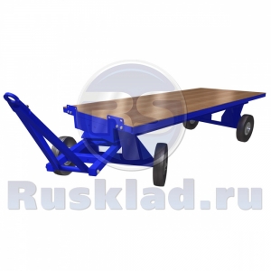Тележка большегрузная с фанерным настилом БТ 5 Н 1