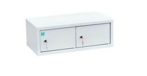 Индивидуальный шкаф кассира на 2 отделения горизонтальный (навесной)