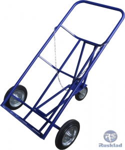 Ручная тележка для перевозки металлических бочек КБ-2