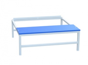 Подставка со скамьёй под шкаф (верх ЛДСП)