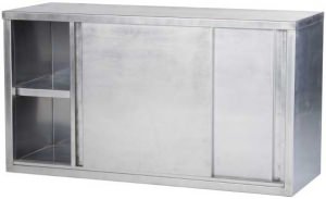 Полка настенная закрытая со средней полкой ПнЗП длина 800 мм