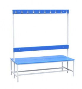 Скамья с вешалкой для раздевалок ЛДСП