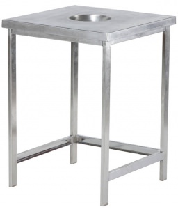 Стол производственный для сбора отходов без борта длина 600 мм