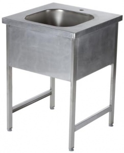 Ванна моечная цельнотянутая одногнездовая длина 600 мм