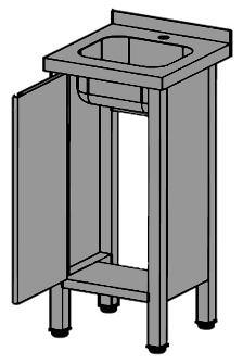 Рукомойник напольный неразборный РМ